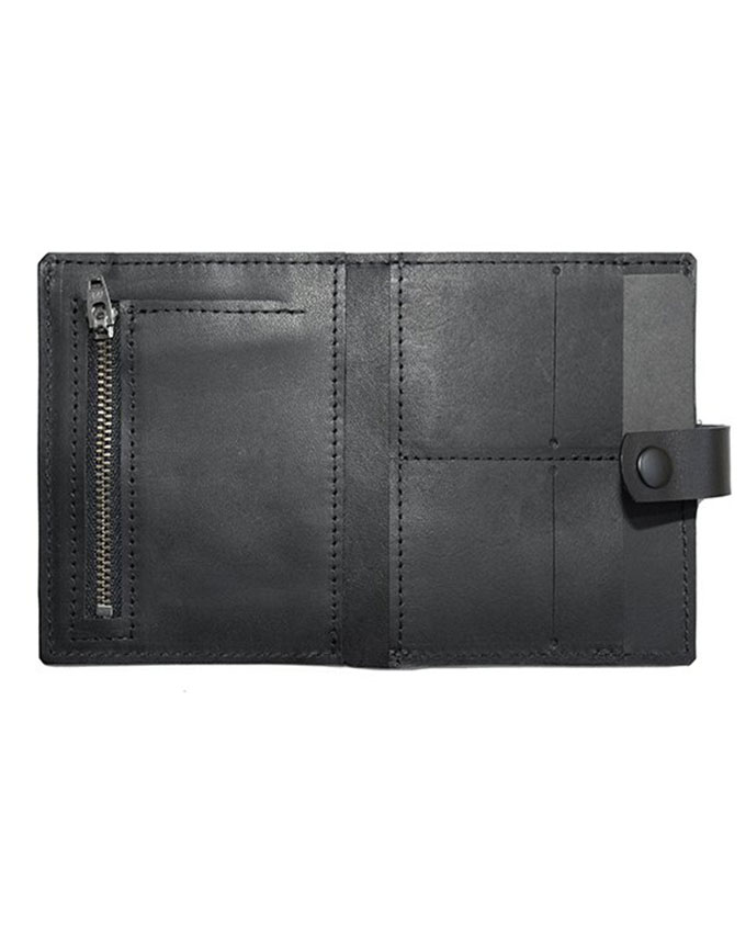 RR BILLFORD WALLET WITH PRESS-STUD FASTENING BLACK - Moustache Boutique
